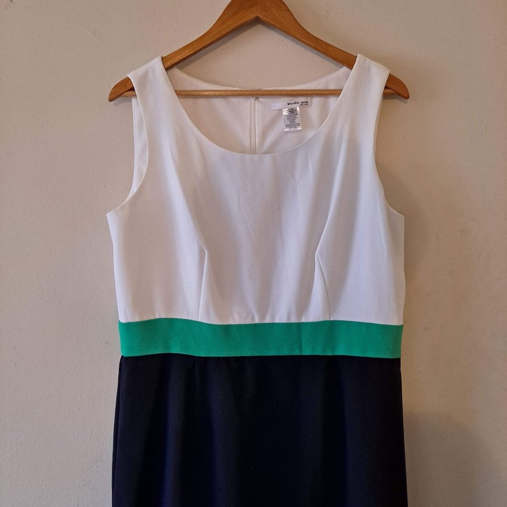 Studio One Multicolored Color Block Sleeveless Sh… - image 7